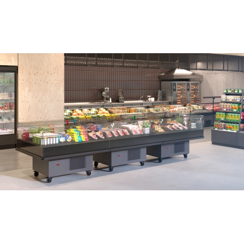 Холодильна вітрина Modern Expo Promos 950х1250х1155 мм, метал/скло, LED, Danfoss, Україна – для гастрономії та магазинів